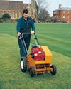 aerating lawn